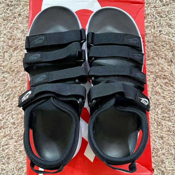 Nike Women’s Icon Classic Sandals Shoes Black White DH0224-001, Size 9 (New) - Picture 3 of 14